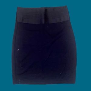 Stretchy pencil mini skirt